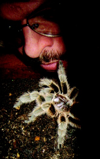 Naturalist Gordon Grice and his pet tarantula
